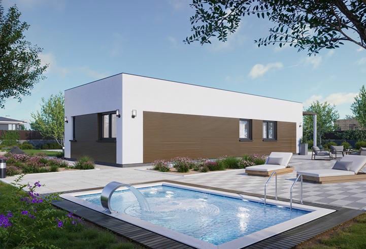 Casa Prefabricada 96 Paquete de Fábrica Norges Hus