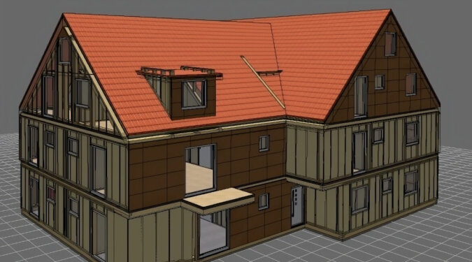 Explore a modern prefab home designed for efficiency, affordability, and modern living.