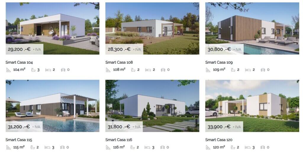 Modelos Smart House de Norges Hus: catálogo de casas prefabricadas en Valencia.