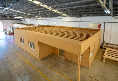 Smart casa con techo plano NorgesHus